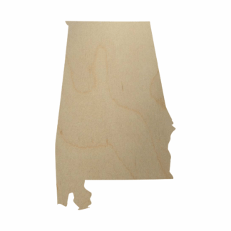 Wooden Alabama Cutout