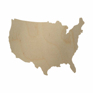 Wooden USA Cutout