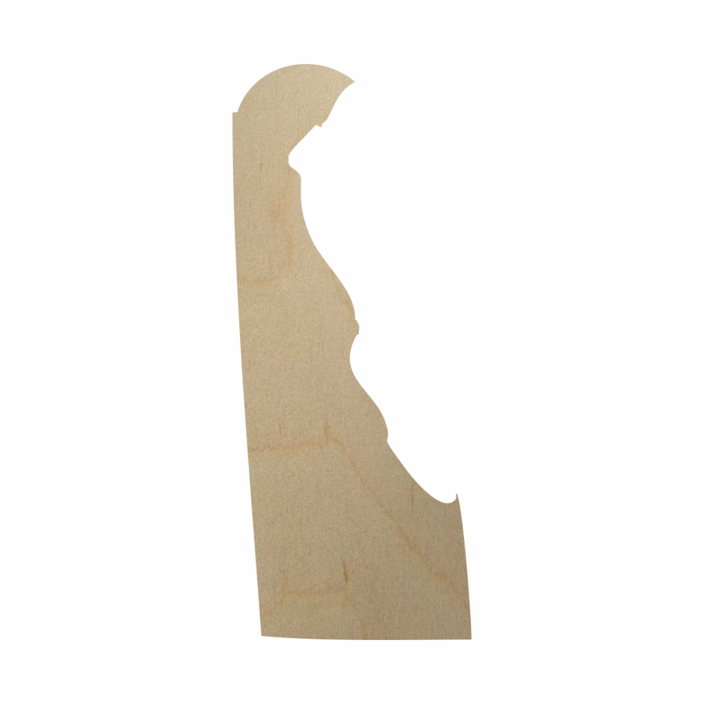 Wooden Delaware Cutout Wood Delaware Craft