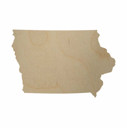 Wooden Iowa Cutout